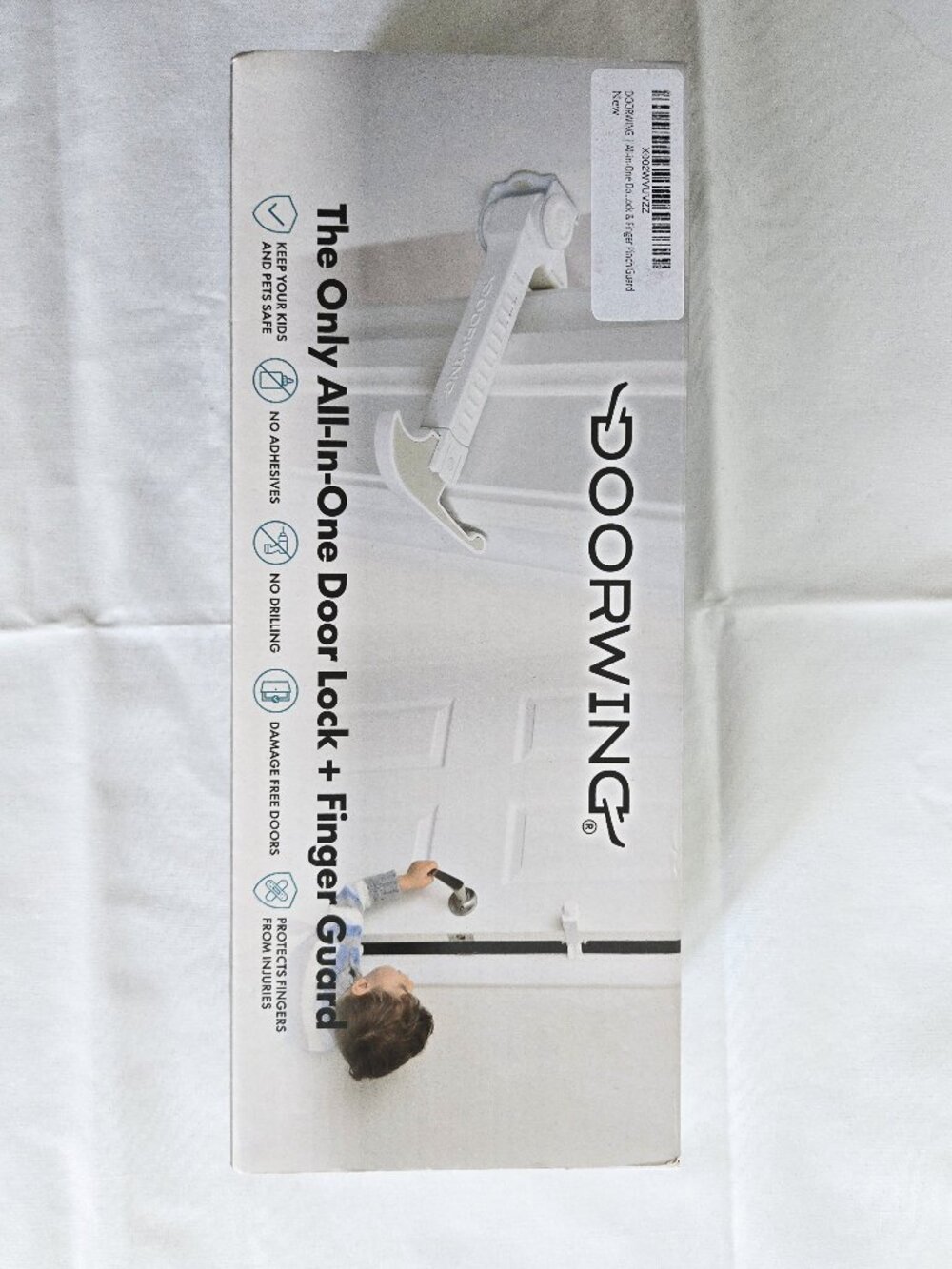 DOORWING All-In-One Door Lock & Finger Pinch Guard | New Open Box